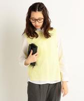 ニットベスト×シャツセット