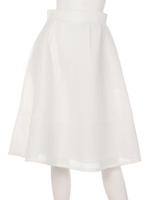 【AUNT MARIE'S】ボンディングメッシュスカート/WHT