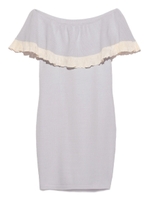 オフショルニットワンピース/NVY