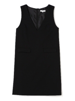 テンセルギャバジャンパースカート/グレー(020)