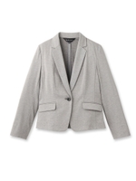 ハイツイストワンボタンミディジャケット/ライトグレー(911)