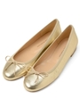 ファビオ バレエシューズ/ゴールド
