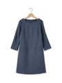 ポケットフラップワンピース/ネイビー(093)