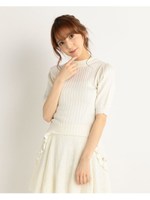 【LIZ LISA】バックレースアップトップス/ホワイト