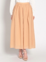 ギャザーガウチョパンツ/Off White