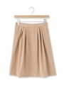 タックフレアスカート/ベージュ(052)