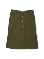 フロントボタンスカート/ホワイト(031)