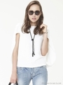 マント風TOPS/BLK