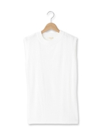 透かし編みボックスシルエットニット/ホワイト系(002)