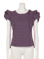 【AUNT MARIE'S】袖ねじねじトップス/NVY