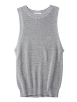 ＰＪ／サイドオープンニットタンク/カーキ