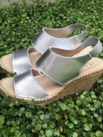 カルザノールワイドベルトサンダル/シルバー