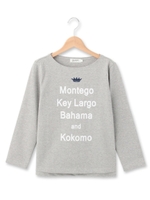 シンプルロゴカットソー/ネイビー(093)