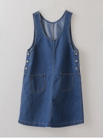 デニムサロペット/インディゴ