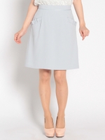 フリルポケパイピングタイトSK 3/Sベージュ