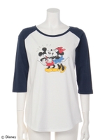 ミニークッションラグランTシャツ/ネイビー