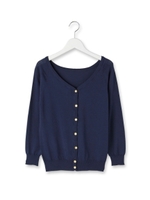 2WAY ニットカーディガン/ネイビー(093)
