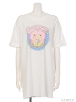 CANDY BEAR TEE ONE-PIECE/LIGHT BLUE