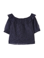 FLORAL EMBROIDERY/ネイビー(120)