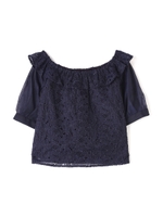 FLORAL EMBROIDERY/ネイビー(120)
