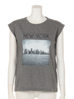NYルーズスリーブTシャツ/GRAY