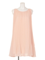 【こじはるコラボアイテム】 ランダムプリーツシフォンOP/ピンク