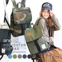 ポリキャンバススクエアリュックサック［M］
