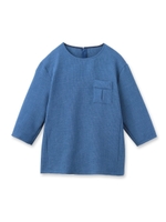 ワッフルルーズフィットプルオーバー/ホワイト(001)