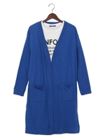 NEWロングカーデTシャツ/SET/コイブルー