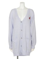 クロスニットカーデ/ラベンダー