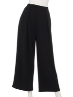 グログランワイドパンツ/ネイビー