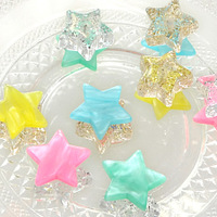 ダブルスターリバーシブルピアス