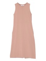 ドライタッチmodeロングワンピース/ベージュ