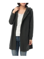 フーディロングカーディガン/チャコールグレー(014)