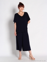 ポケット+ガウチョセットアップ/キャメル