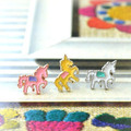 ミニパステルユニコーンピアス