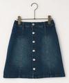 前ボタンミニスカート