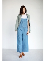 【AZUL by moussy】ライトオンスデニムサロペット/L/BLU