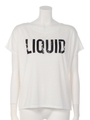 【CASUAL】LIQUID TOPS/ホワイト