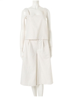 【Decologコラボ】ガウチョセットアップ/ホワイト