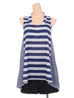 【NATURAL BEAUTY】マリンボーダー4点セット/エメグリーン