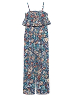 エスニックペイズリー柄ロンパース/ORG