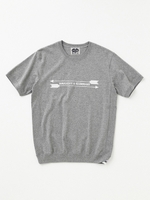 ARROW DROP SHOULDER EASY TEE/GRAY