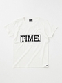 TIME TEE/WHITE