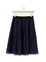 シフォンプリーツスカート/イエロー(032)