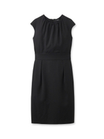 マットサテンワンピース/ブラウン(042)