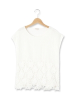 レースフレンチプルオーバー/ホワイト系(002)