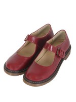 【F i.n.t】ステッチソールストラップシューズ/RED