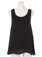 【LATINA 】バックレースアップNS チュニック/BK