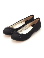 【低反発スポンジ入り】バレエシューズ/ブラック